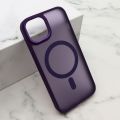 Futrola SILKY MAGSAFE II za iPhone 14 (6.1) ljubicasta (MS).