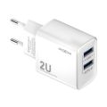 Kucni punjac Moxom MX-HC130 2.4A 2xUSB Lightning beli (MS).