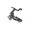 Flet kabl za Iphone 13 Pro + konektor punjenja BLACK (MS).