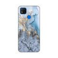 Silikonska futrola print za Xiaomi Redmi 9C/Redmi 10A Blue Gold Marble.