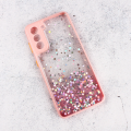 Futrola Frame Glitter za Samsung G991 Galaxy S21 roze.