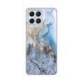 Silikonska futrola print za Huawei Honor X8 Blue Gold Marble.