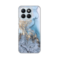 Silikonska futrola print za Huawei Honor X8b Blue Gold Marble.