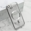 Futrola CAMERA PROTECT MagSafe za iPhone 13 (6.1) srebrna (MS).