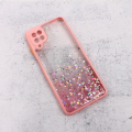 Futrola Frame Glitter za Samsung A125F Galaxy A12 roze.