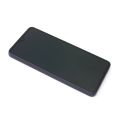 LCD Displej / ekran za Samsung G990 Galaxy S21 FE + touchscreen + frame (small size) OLED black (MS).