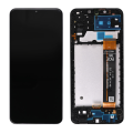 LCD Displej / ekran za Samsung A135 Galaxy A13 4G (GH82-29228A) + touchscreen + frame Black FULL ORG-SP.
