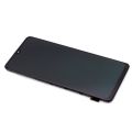 LCD Displej / ekran za Samsung A415F Galaxy A41 + touchscreen + frame black OLED (MS).