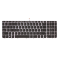 Tastatura za laptop HP 850 G3 mali enter sivi frame.