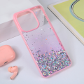 Futrola Frame Glitter za Xiaomi Redmi Note 13 4G roze.