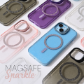 Futrola Magsafe Sparkle za iPhone 16 6.1 ljubicasta.