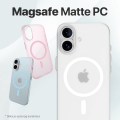 Futrola Magsafe mat PC za Samsung A165F Galaxy A16 5G roze.