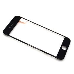 Staklo touchscreen-a za iPhone 8/SE (2020) sa frejmom + oca black (MS).