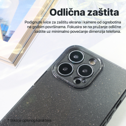 Futrola Sparkle Dust za iPhone 15 Pro 6.1 crna.