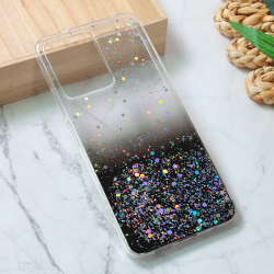 Silikonska futrola Glitter za Xiaomi Redmi Note 12 4G (EU) crna.