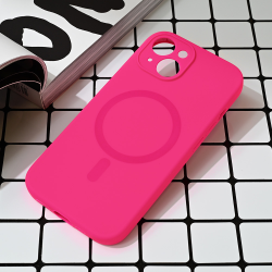 Futrola Magsafe Pure color za iPhone 15 6.1 pink.