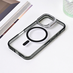 Futrola Magsafe Transparent za iPhone 16 6.1 crna.