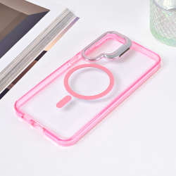 Futrola Magsafe Transparent za Samsung S926B Galaxy S24 Plus pink.