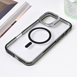 Futrola Magsafe Transparent za iPhone 16 Plus 6.7 crna.