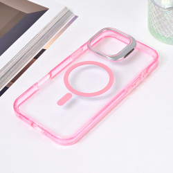 Futrola Magsafe Transparent za iPhone 16 Pro Max 6.9 pink.