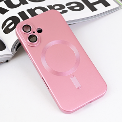 Futrola Magsafe Chrome za iPhone 16 6.1 roze.