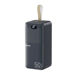 Power Bank baterija REMAX Piloteer 20W PD+22.5W 2.4A 50000mAh RPP-117 crni (MS).