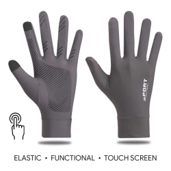 Rukavice za touchscreen Sport Zero sive.