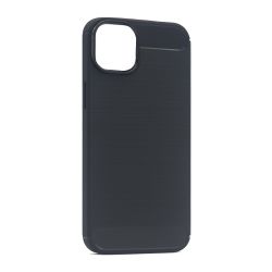 Silikonska futrola BRUSHED za iPhone 14 Plus (6.7) crna (MS).