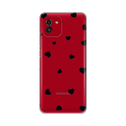 Silikonska futrola print Skin za Samsung A035 Galaxy A03 Hearts.