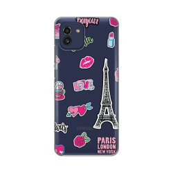 Silikonska futrola print Skin za Samsung A035 Galaxy A03 Love Paris.