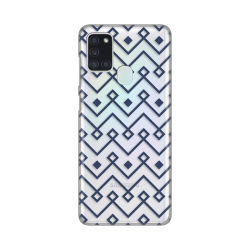 Silikonska futrola print Skin za Samsung A217F Galaxy A21s Blue cubes.