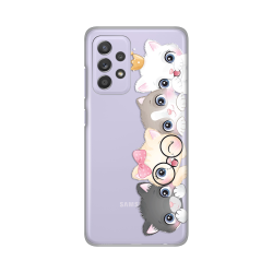 Silikonska futrola print Skin za Samsung A525 Galaxy A52 4G/A526 Galaxy A52 5G/A528B Galaxy A52s 5G Cats.