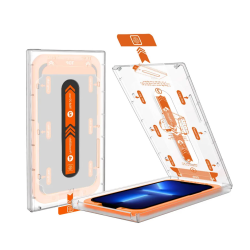 Zastitno Staklo Staklena folija glass 2.5D dust free Box za iPhone 13 Pro Max/14 Plus 6.7 crni.