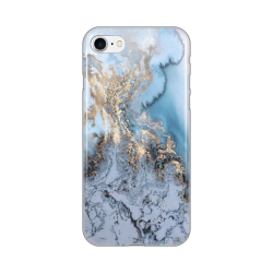 Silikonska futrola print za iPhone 7/8/SE (2020)/SE (2022) Blue Gold Marble.