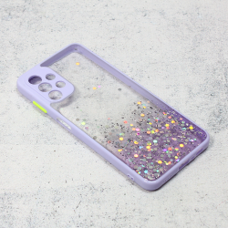 Futrola Frame Glitter za Samsung A135 Galaxy A13 4G ljubicasta.