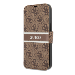 Futrola na preklop Guess Bk Pu 4G Stripe za iPhone 13 braon (GUBKP13M4GDBR).