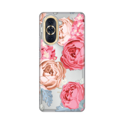 Silikonska futrola print Skin za Huawei Nova 10 Pink Flowers.