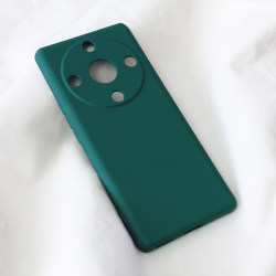 Futrola Teracell Soft Velvet za Huawei Honor Magic 5 Lite tamno zelena.