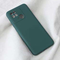 Futrola Teracell Soft Velvet za Xiaomi Redmi 10C tamno zelena.
