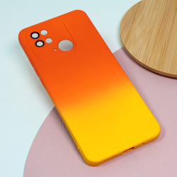 Futrola Rainbow Spring za Xiaomi Redmi 10C narandzasto zuta.