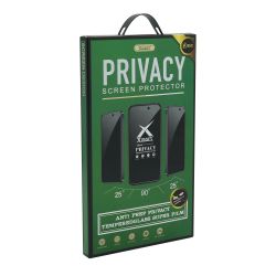 Staklena folija glass X mart 9D PRIVACY za iPhone 11 (6.1) (MS).