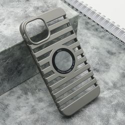Futrola LINES LOGO CUT za iPhone 13 (6.1) siva (MS).