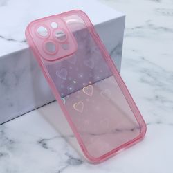 Futrola Heart Color IMD za iPhone 14 Pro Max 6.7 roze (MS).