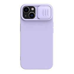 Futrola Nillkin Cam Shield Silky za iPhone 15 Plus ljubicasta (MS).
