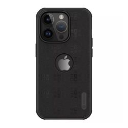 Futrola Nillkin Super Frost Pro za iPhone 15 Pro Max (6.7) crna (logo cut) (MS).