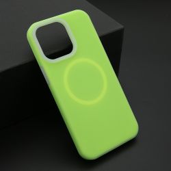 Futrola PASTEL COLOR MagSafe za iPhone 15 Pro Max (6.7) zelena (MS).
