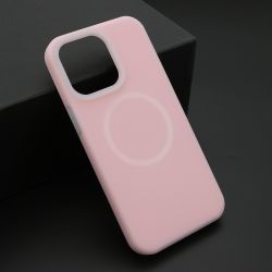 Futrola PASTEL COLOR MagSafe za iPhone 15 Pro Max (6.7) roze (MS).