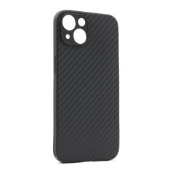 Silikonska futrola CARBON LIGHT za iPhone 13 (6.1) crna (MS).