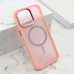 Futrola SHINING MAGSAFE za iPhone 15 Pro Max (6.7) roze (MS).