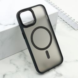 Futrola SHINING MAGSAFE za iPhone 15 crna (MS).
